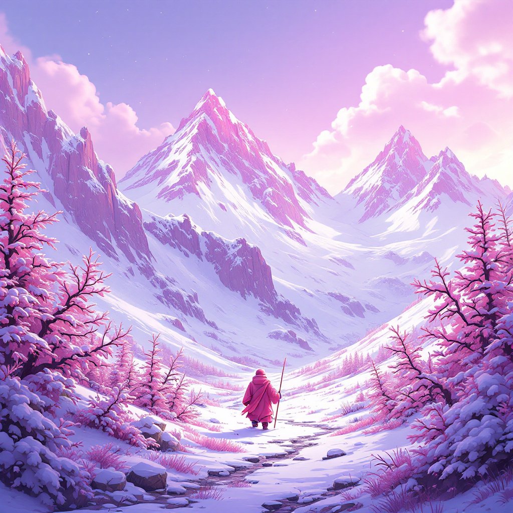 Po’Bubblẽ, “Pink Snow Mountain”