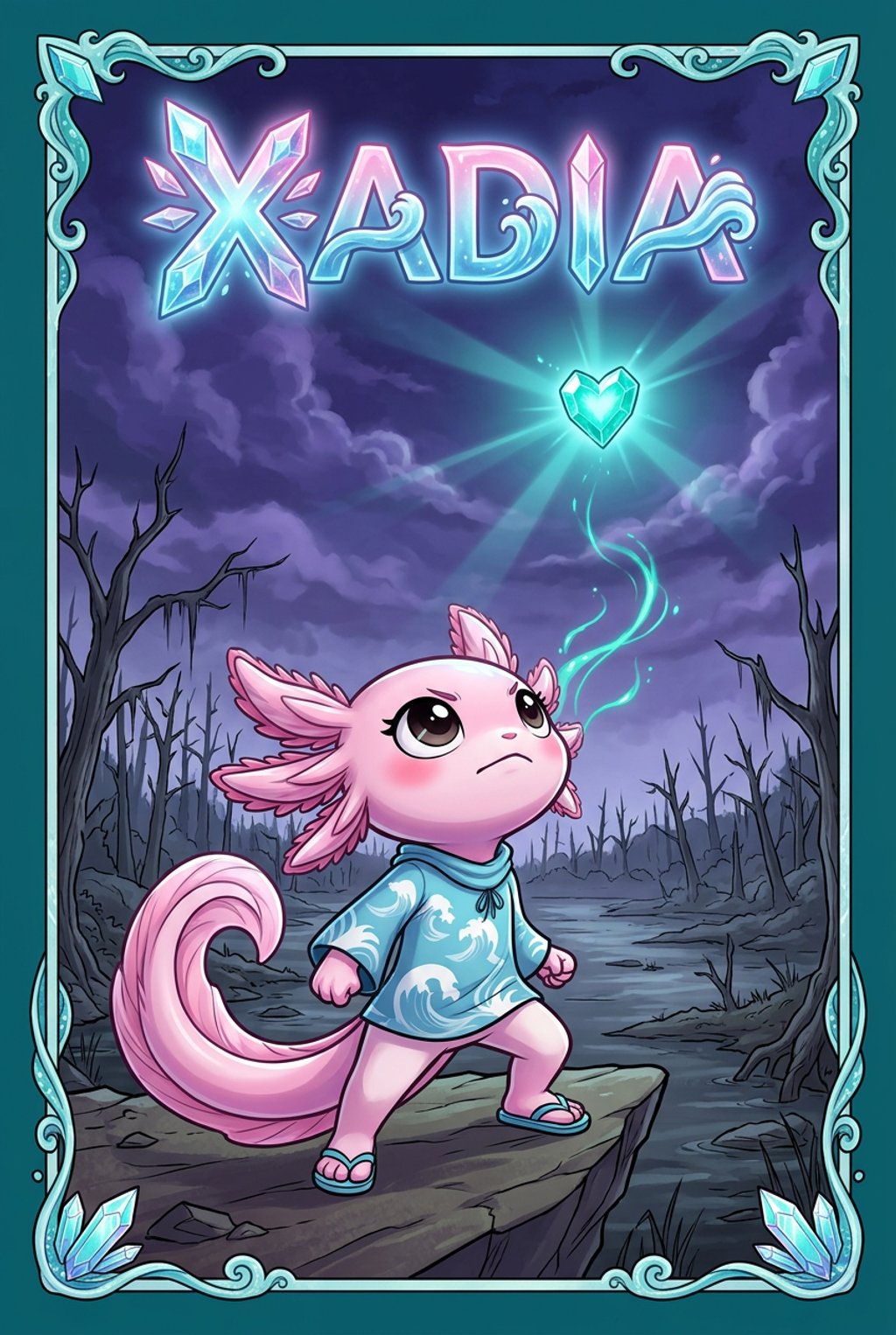 Xadia the axolotl