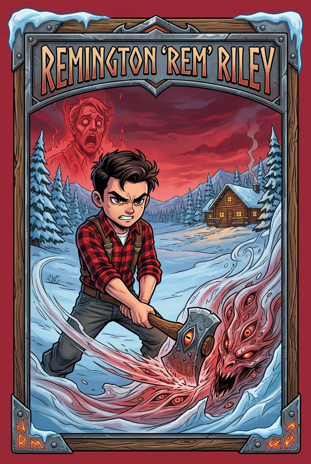 the crimson in the snow