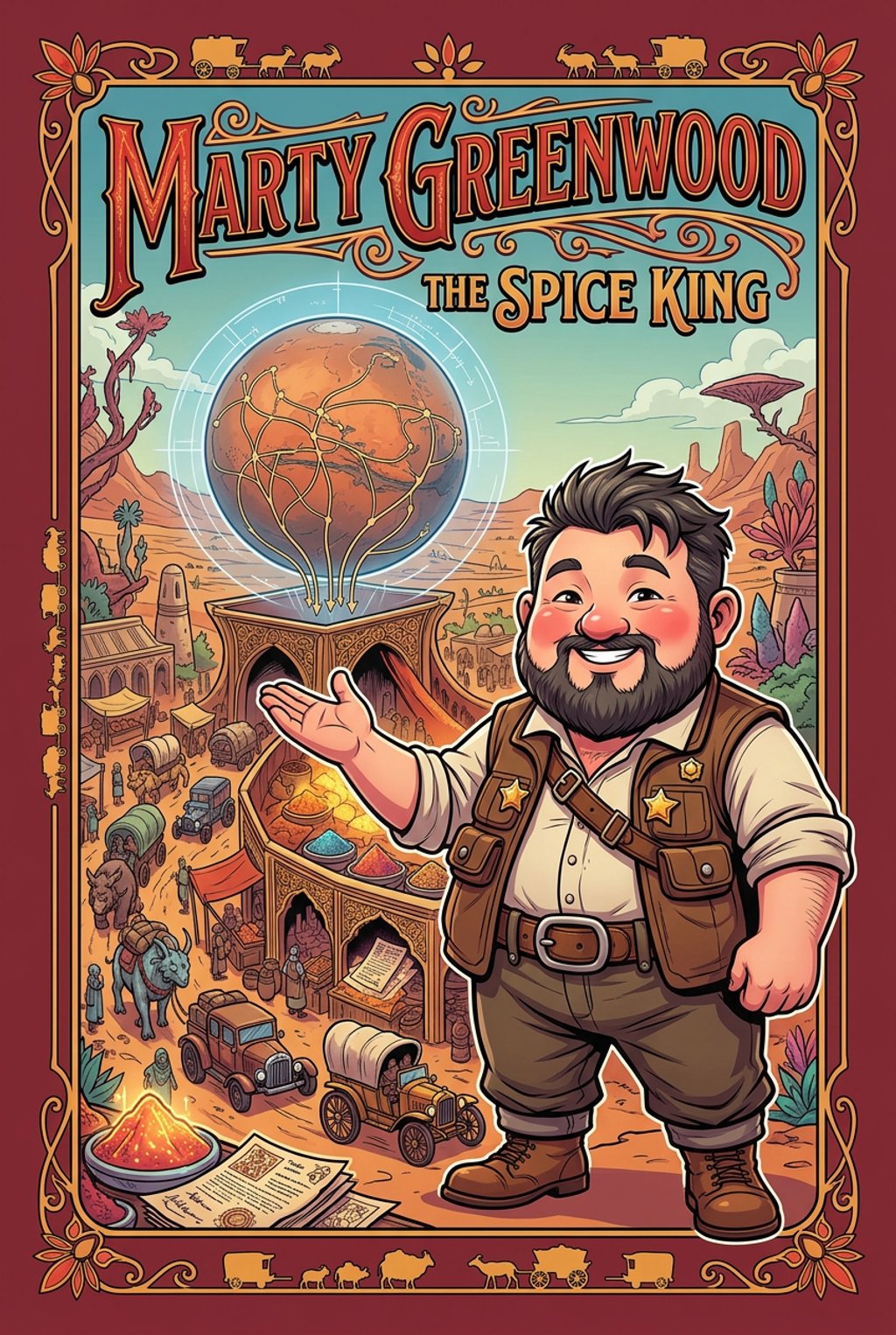Mars, 1,000 years in the past