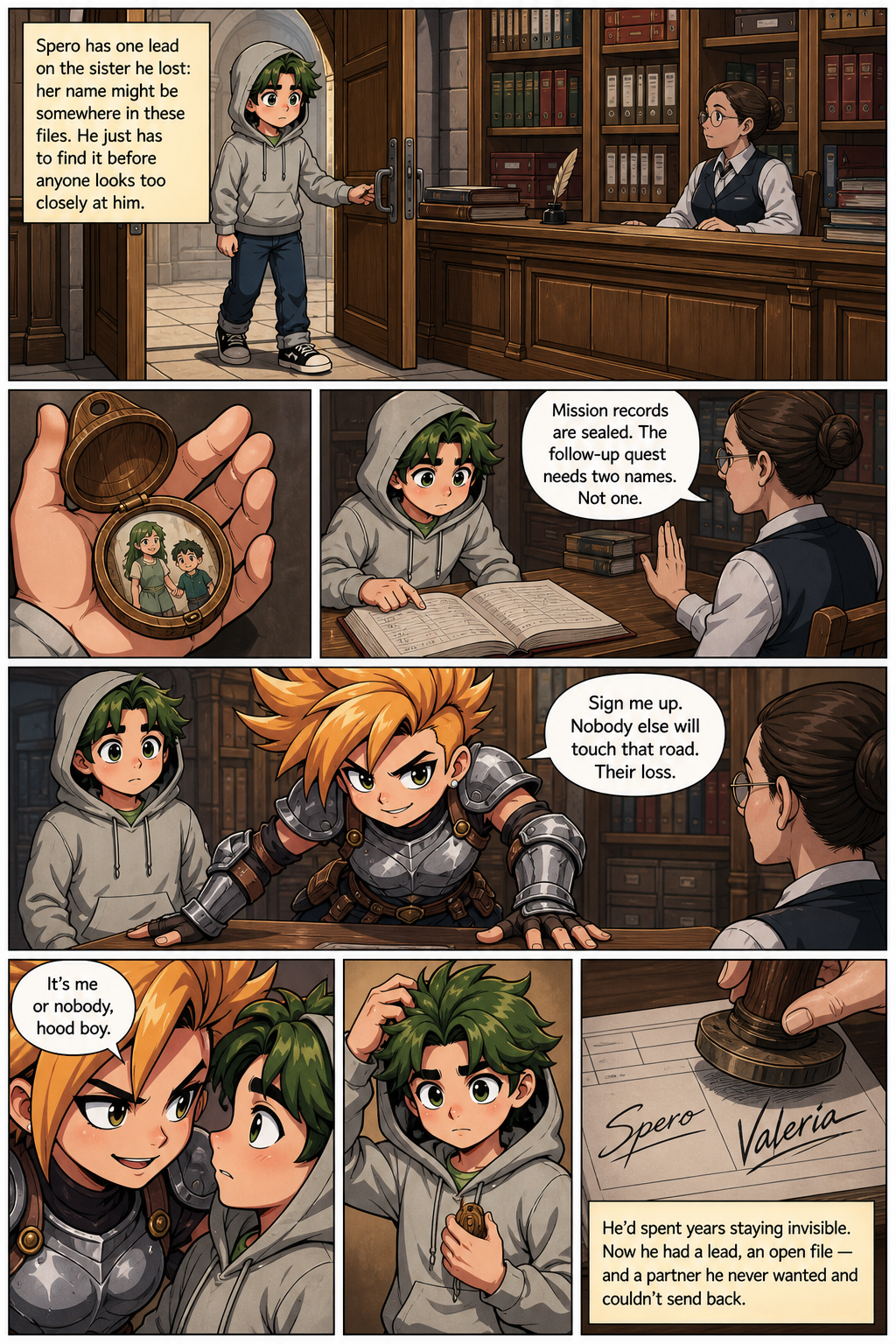 Chapter 1 comic